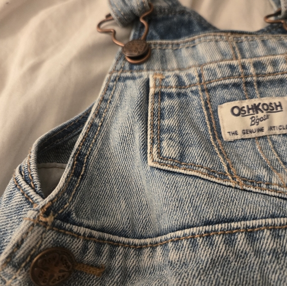 Oshkosh bgosh overall dress with heart polka dots 18 months - Picture 3 of 4